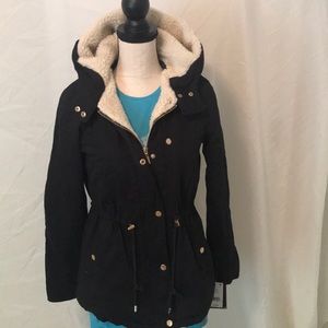 Collection B Juniors Hooded Coat